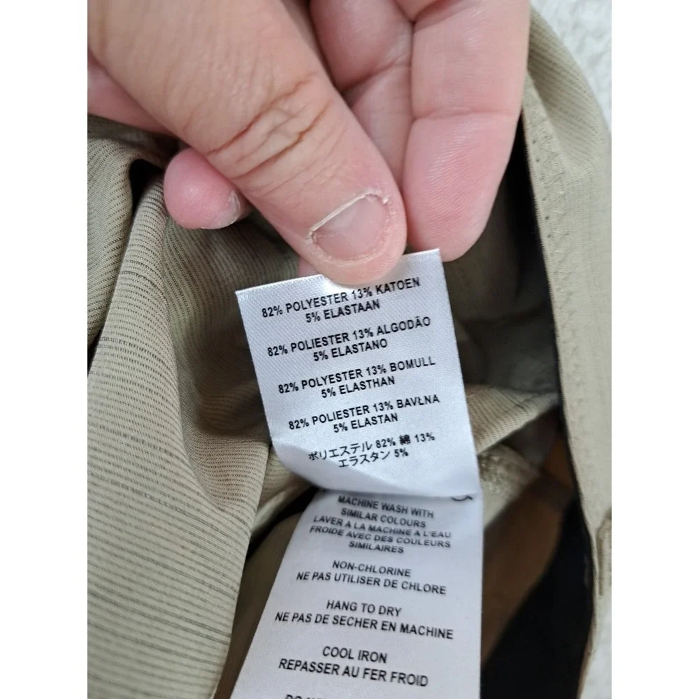 Salty Crew Shorts Men's 42 Tan Hybrid Performance Cargo Stretch Chino 8" Inseam - Picture 7 of 11